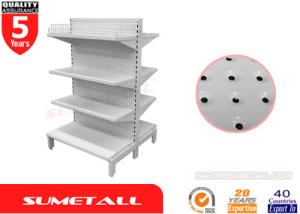 China Commercial Gondola Store Shelving Four Layers Peg Board Panel For Supermarket wholesale