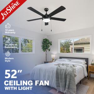 China 110V 220V AC No Sound Ceiling Fan Modern Design Plywood Blades wholesale