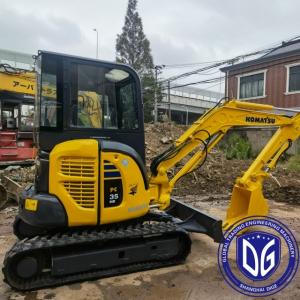 China PC35 Komatsu 3.5 Ton Small Crawler Hydraulic Used Komatsu Excavator wholesale