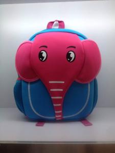 China 2015 hot sale kids animal neoprene backpack wholesale