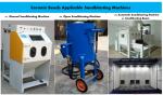 B205 Ceramic Microbeads Sandlasting Media B40 Matt Metal Surface