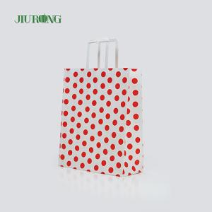 China Brown Biodegradable Newspaper Bags Environmentally Friendly 280mm Width wholesale