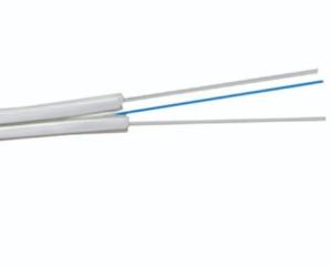 China G.652D G.657A LSZH PVC Jacket 2 Core FTTH Optical Fiber Drop Cable wholesale