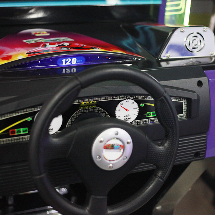 Outrun 2 Car Racing Arcade Machine steering wheel 32 Inches Screen
