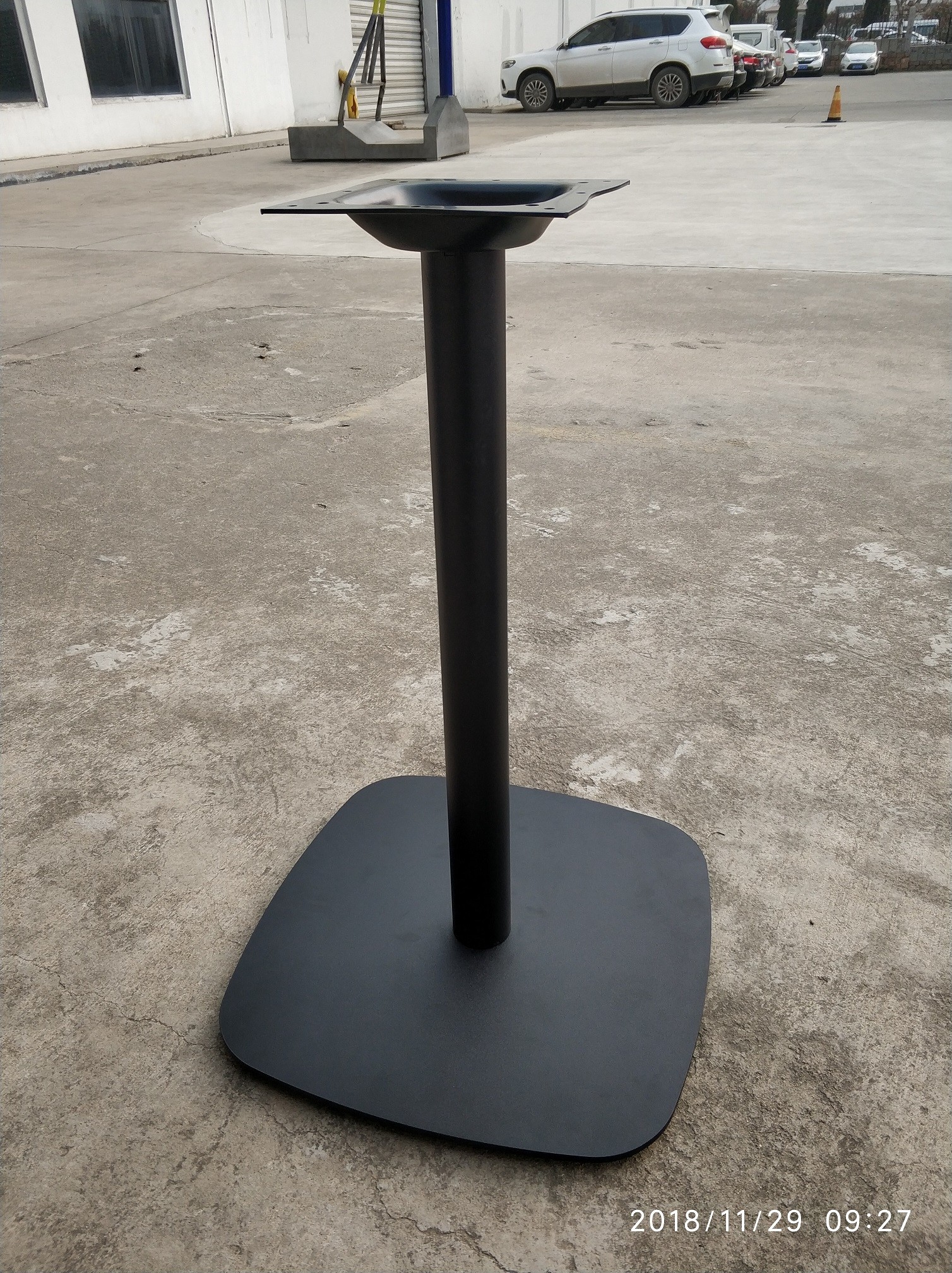 Mild Steel Dining Table Restaurant Table Bases Outdoor Furniture Black metal Table Base