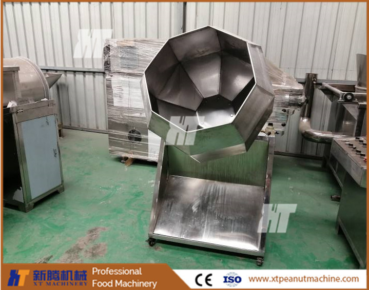 Octagonal Peanut Burger Machine Eight Angles Flavoring Machine SUS304