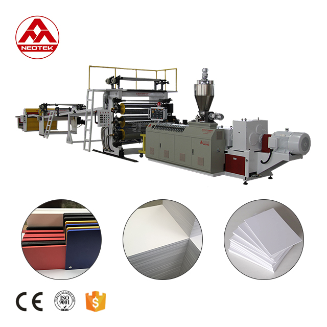 Screw Material 38CrMoALA PVC Free Foamed Board Extrusion Line with High Productivity