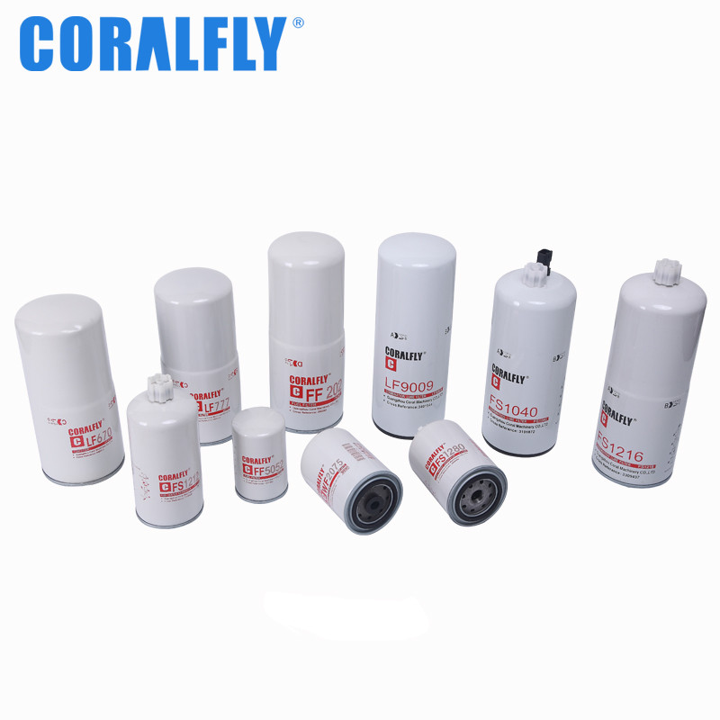 Coralfly Diesel Engine Excavator Fleetguard Oil Filter Lf9009
