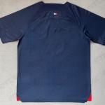 Dark Blue Fan Version Soccer Jersey 100% Polyester Durable