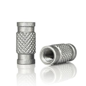 China Corrosion Resistant Stainless Steel Insert Nut With Polished Finish And Diamond Knurled wholesale