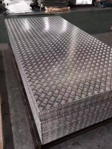 China 5052 5 Bar Ribbed Aluminium Tread Plate wholesale