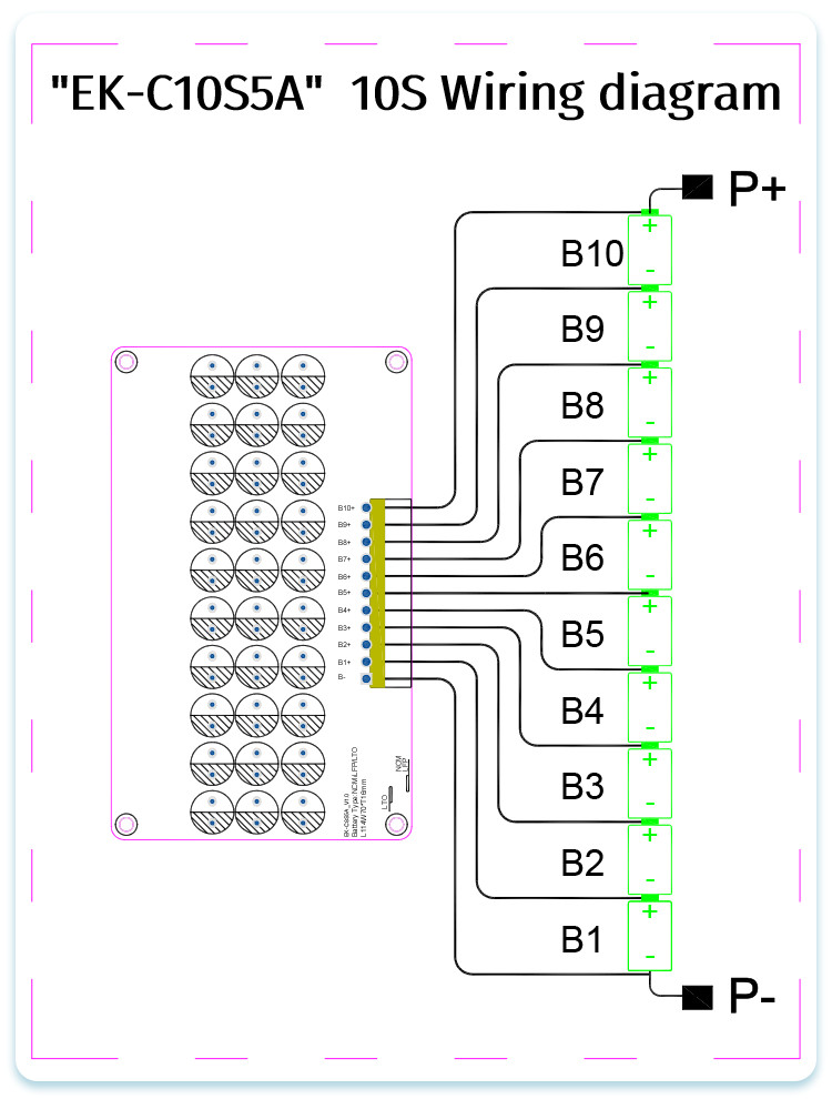8S 9S 10S 5A Active Balancer Lithium / Lifepo4 / LTO Battery Balancer 24V 36V