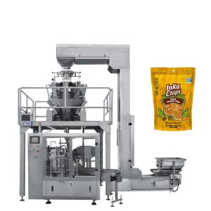 China Rotary Premade Chips Snack Packing Machine With Zipper Bag wholesale