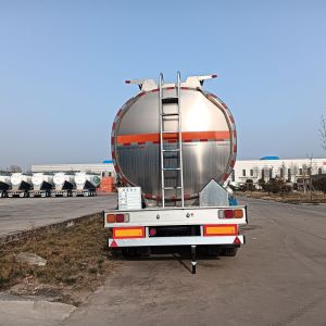 Factory 3 Axle 48CBM Oil Petrol Gasoline Diesel Transport Heavy Duty Tanker Dual