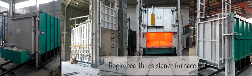 Brass Bar Bogie Hearth Furnace , Electric Annealing Furnace High Efficiency
