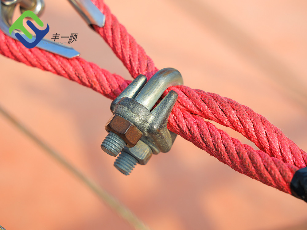6*8 FC Polyester Combination Rope Abrasion Resistant Steel Reinforced Rope