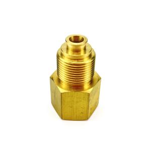 China Metal Processing Machinery Parts Customized Precision Machining Brass Bleeding Nipple wholesale