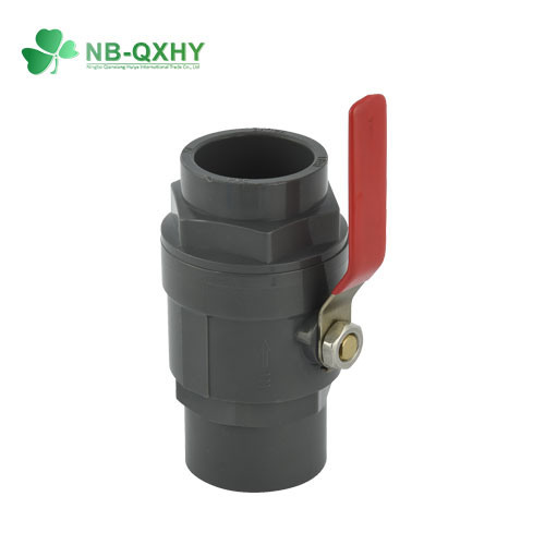 China Factory ABS Ball Stainless Steel Handle 2PC Ball Valve Plastic UPVC PVC Valve
