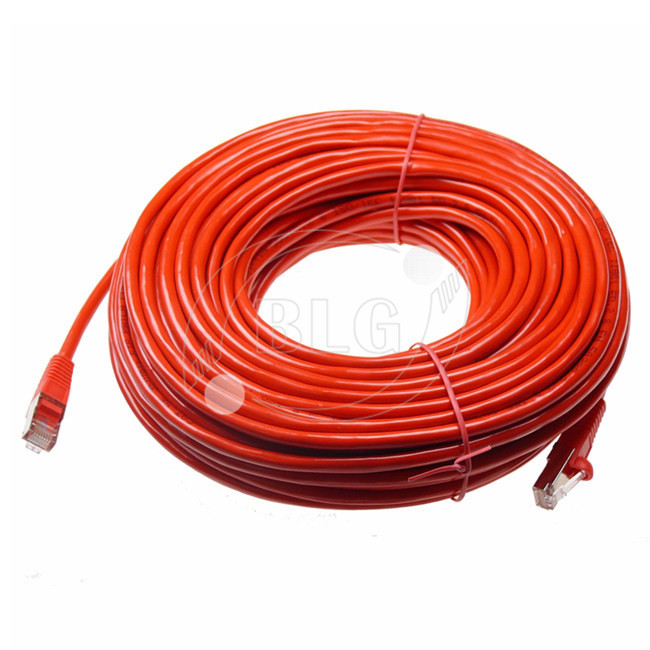 Red Shield Cat6 STP Patch Cable BC CU / CCA Conductor With 8P8C RJ45 Connectors