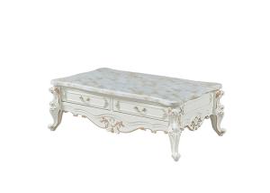 China White Living Room TV Cabinet And Coffee Table Set wholesale