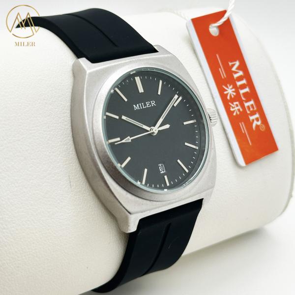 Silicone Case Classic Wrist Watches For Couple 30M Waterproof