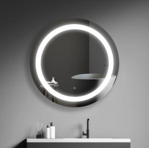 China Compact Bathroom Mirror With Lights Corrosion Protection Adjustable Lighting wholesale