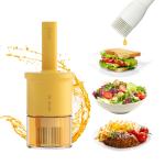 Spill Proof 300ml Barbecue Bbq Oil Bottle Silicone Oil Brush Bottle