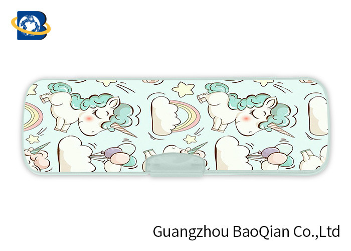 Stationery 3D Lenticular Printing Service Cute 3D Picture Plastic Pencil Case