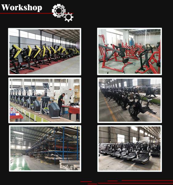Fitness Plate Loaded Seated Row Machine Abrasion Resistance Stable Stand Safety
