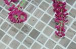 Wood Grain Stone Mosaic Bathroom Sink Splashback Tiles , Bathroom Countertop