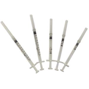 China Retractable Safety Medical Disposable Syringe Low Dead Space 0.009ml wholesale