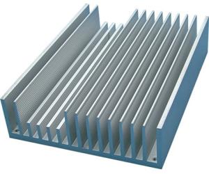 China Mill Finish 0.8mm Frequency Conversion Radiator Aluminum Profiles wholesale