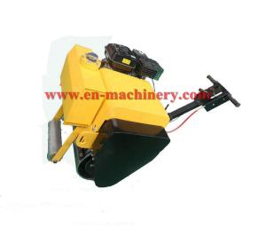 China Single Drum Gasoline handheld vibrating road roller small road roller vibratory road roller wholesale