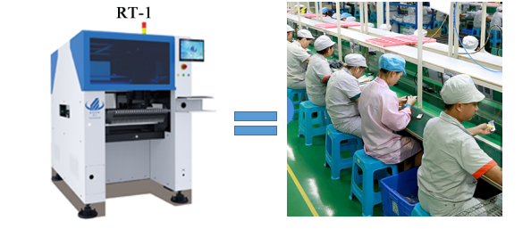 Automatic highspeed pick and place machine chip mounting machine