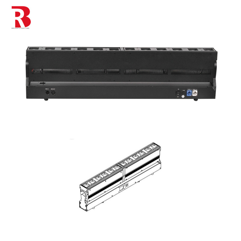Beam Spot Wash Light 12x40W RGBW 4in1 LED Beam Stage Light For Music Festivals