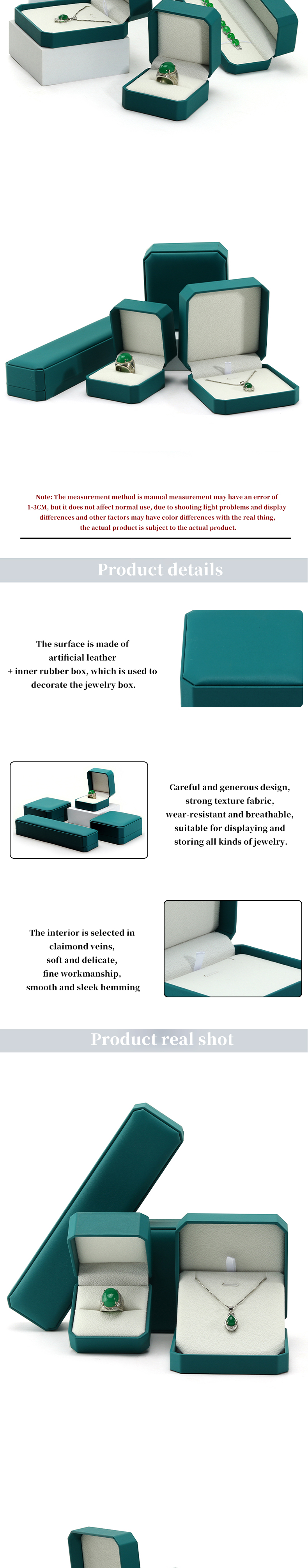 Luxury Customized Jewelry Packaging Box for Earrings Bracelets Necklaces and Rings
