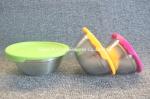 Stainless Steel 201 6pcs Multi Color Snack Salad Mixing Bowls 12cm 14cm 16cm