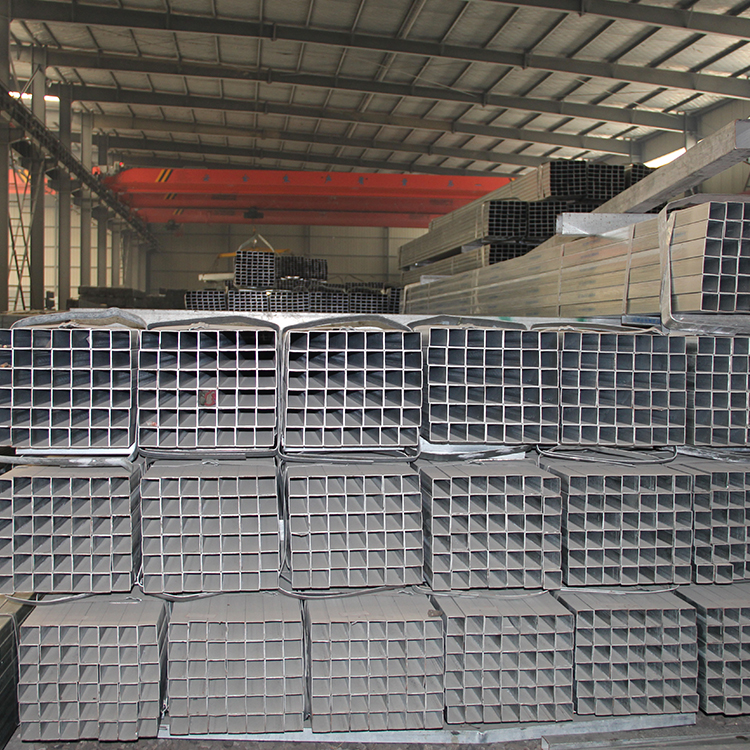 Hot Rolled Q355 2x2 Galvanized Square Tubing 25Mm Ms Hollow Pipe