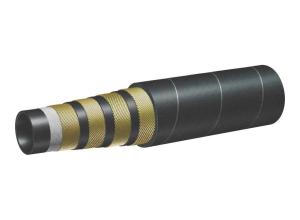 China Customized Steel Wire Braided / Spiral Reinforced Hydraulic Oil Rubber Hose Assembly wholesale