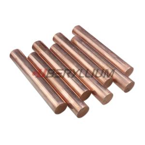 China TF00 C17500 Beryllium Copper alloy Round Bars Thermal Conductivity High wholesale
