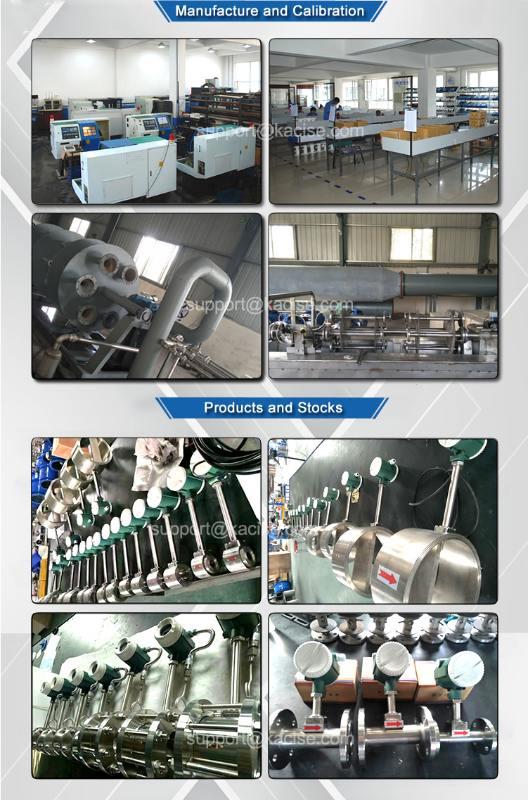 IP68 Digital Vortex Flow Meter Vortex Type Water Flow Meter