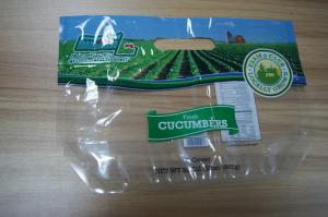 China Food Grade Transparent Fresh Fruit Vegetable Plastic Storage Zipper Packaging Bag wholesale