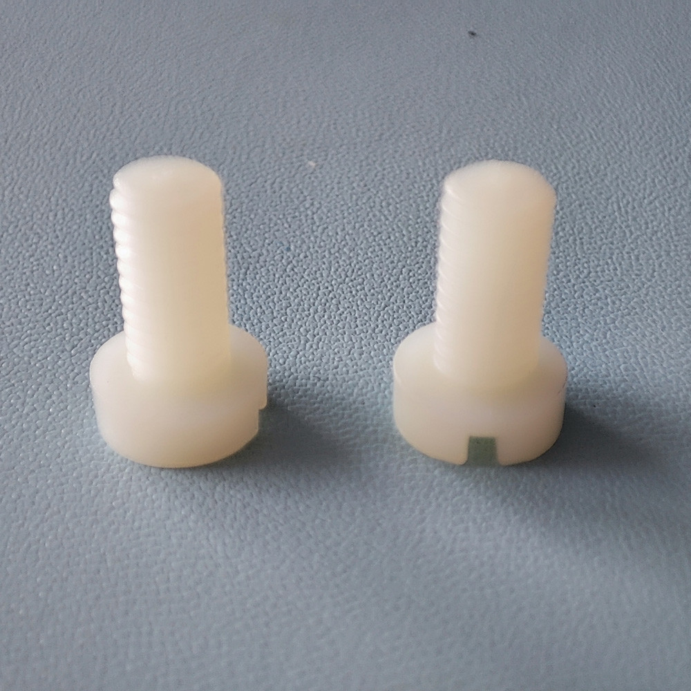 M6X12MM Plastic Hardware Products PEEK PTFE PP PPS PVC Nylon Screws UL 94 v-2