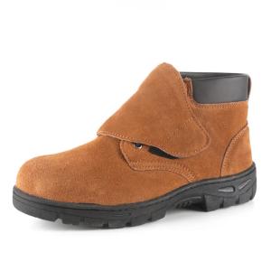 China Unisex Welding Safety Shoes Mens Steel Toe Welding Boots Yellow wholesale