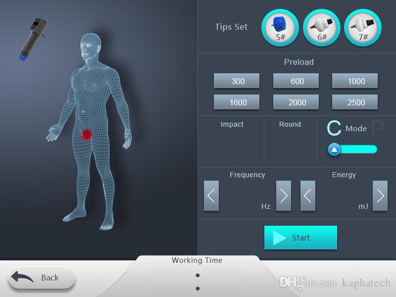 Vertical 2 In 1 Shockwave Therapy Machine Electronmagnetic System