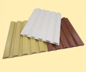 China Wood Plastic Composite Wpc Wall Cladding Four Grooves Mouldproof wholesale