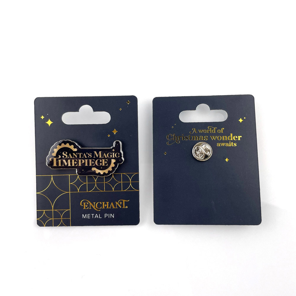 Christmas Santa Magic Metallic Pin – Unlock the Wonder of the Holidays!