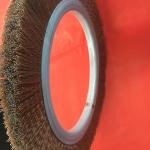 180mm Pickling Crimped Wire Wheel Brush PA Filament Flame Retardant
