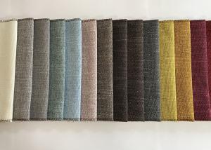 China Brushed Linen Sofa Fabric Faux Slub Effect Home Textile wholesale