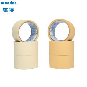 China Crepe Paper Material Strong Adhesive Masking Tape Beige Rubber Based wholesale